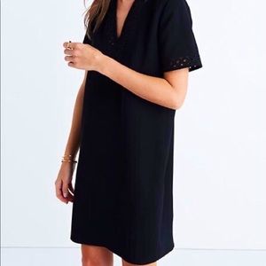 Madewell ballard tunic shift black dress Sz 12